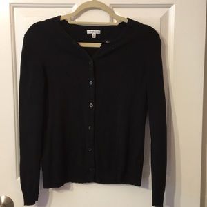 Black cardigan